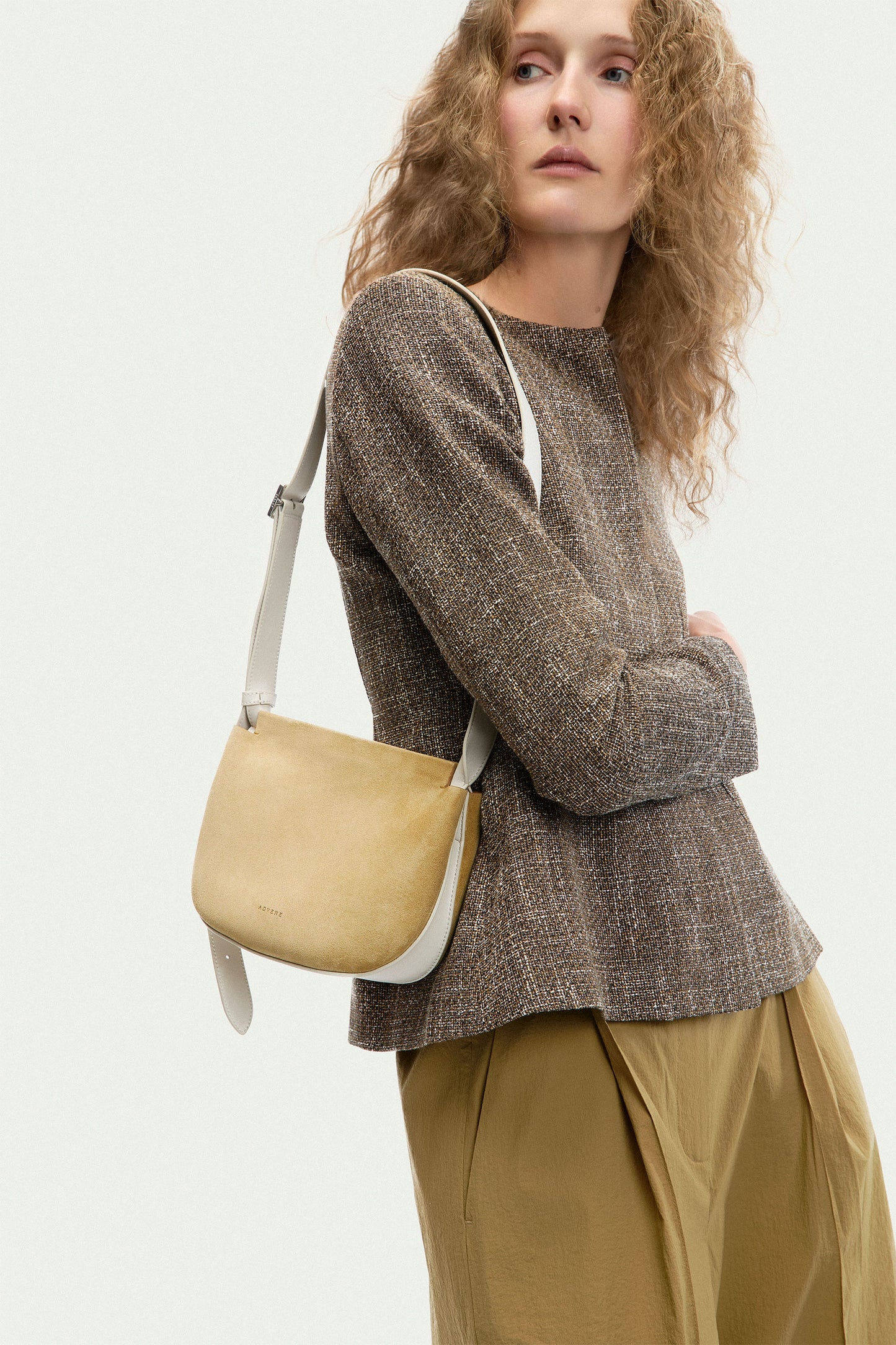 The Small Duet Crossbody | Flax